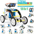 13’ü 1 Arada Güneş Enerjili Robot STEM Kendin Yap Seti