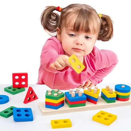 Montessori Ahşap Bloklar