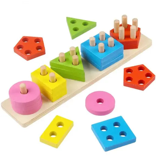 Montessori Ahşap Bloklar