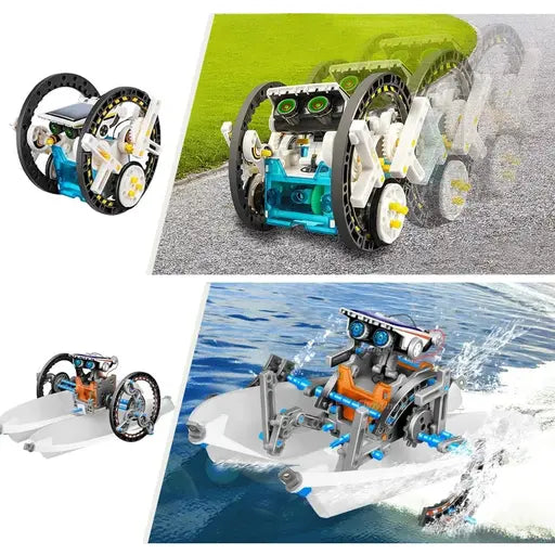 13’ü 1 Arada Güneş Enerjili Robot STEM Kendin Yap Seti