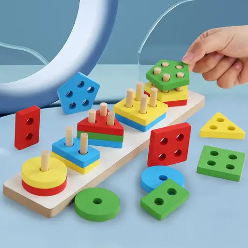 Montessori Ahşap Bloklar