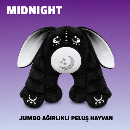 Jumbo Ağırlıklı Peluş Hayvan MIDNIGHT