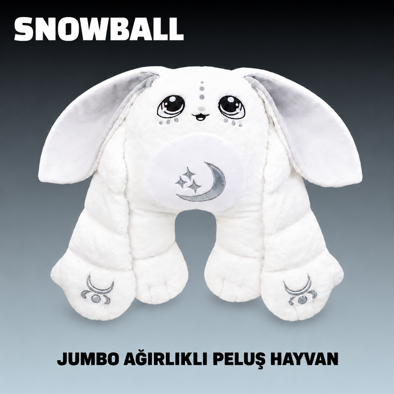 Jumbo Ağırlıklı Peluş Hayvan SNOWBALL
