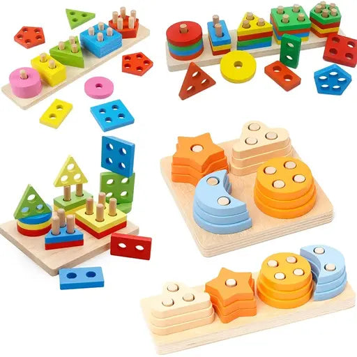 Montessori Ahşap Bloklar