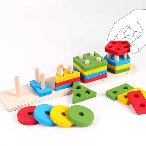 Montessori Ahşap Bloklar