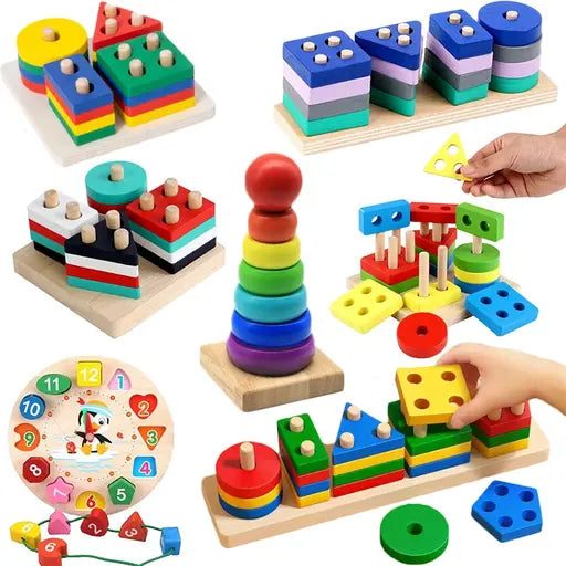 Montessori Ahşap Bloklar