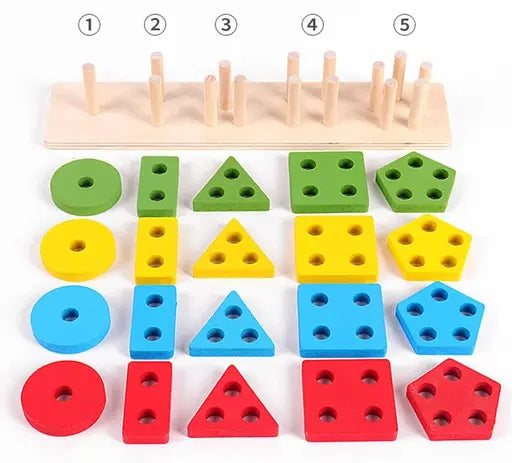 Montessori Ahşap Bloklar